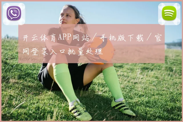 开云体育APP网站／手机版下载／官网登录入口批量处理